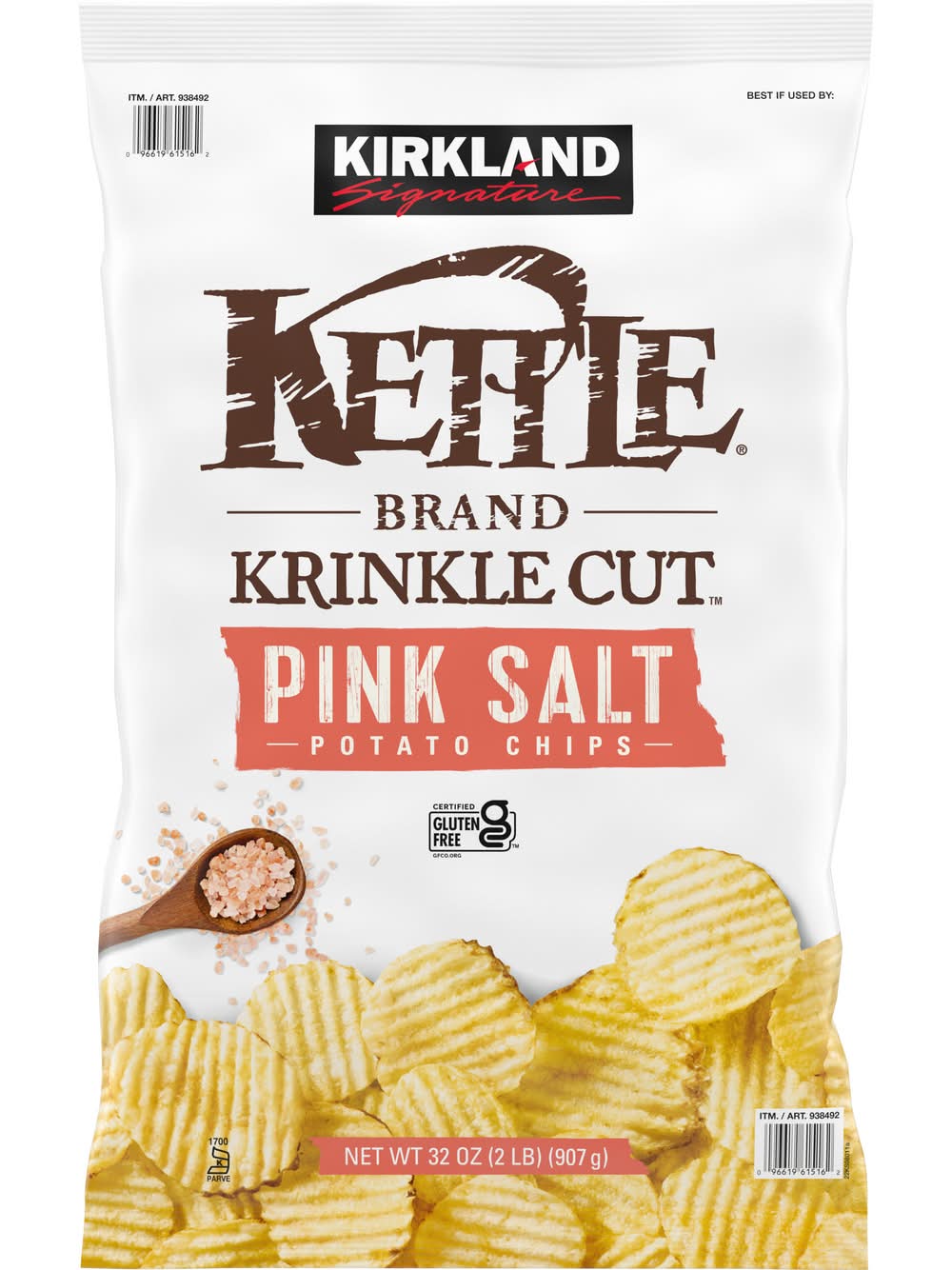 Kirkland Signature Kettle Himalayan Salt Potato Chips (32 oz)
