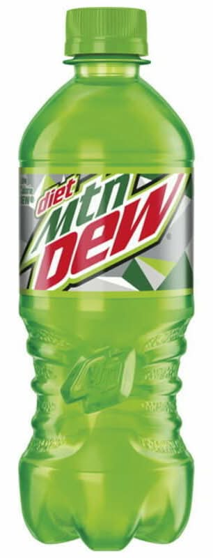 Mountain Dew Diet Bottle 20oz