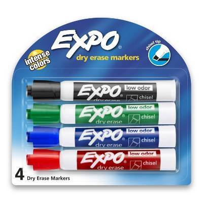 Expo Dry Erase Markers Chisel Tip (assorted) (4 ct)