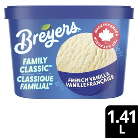 Breyers Classic Frozen Dessert Ice Cream, French Vanilla (1.41 L)