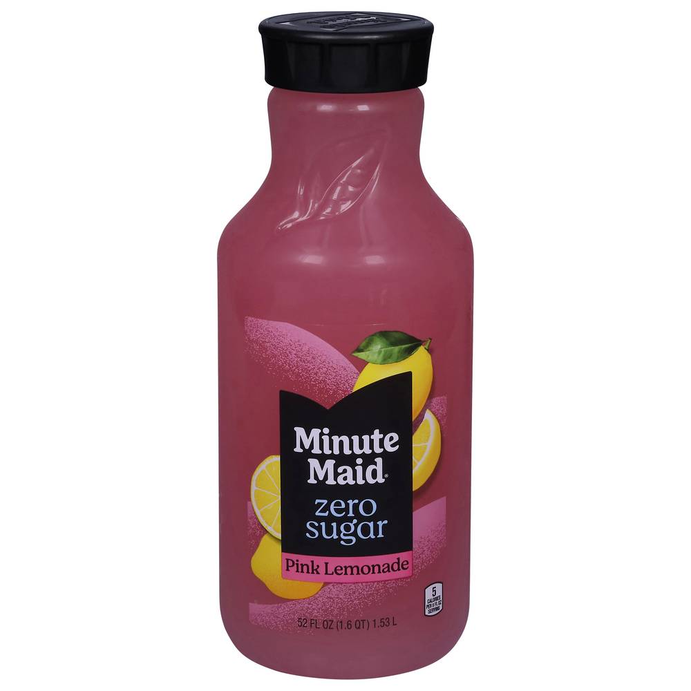 Minute Maid Zero Sugar Juice, Pink Lemonade (52 fl oz)