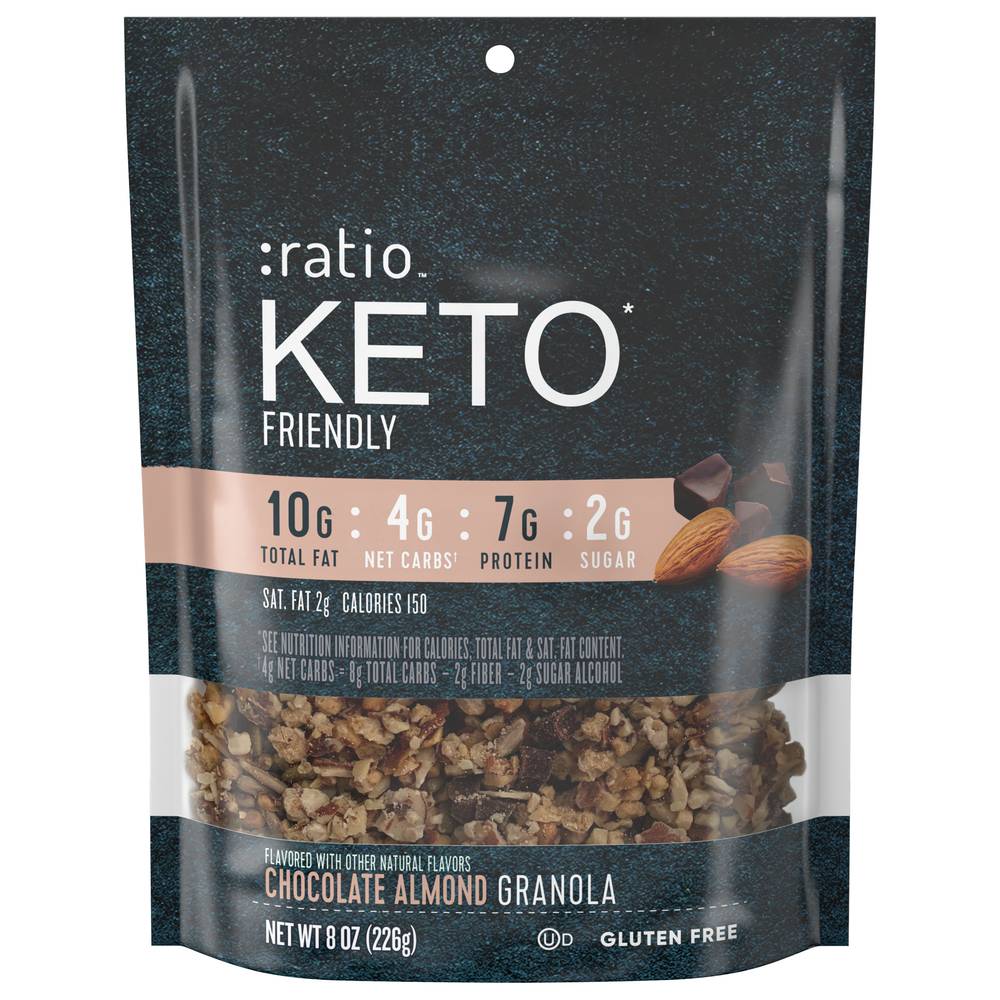 :ratio Friendly Granola Cereal, Chocolate-Almond (8 oz)