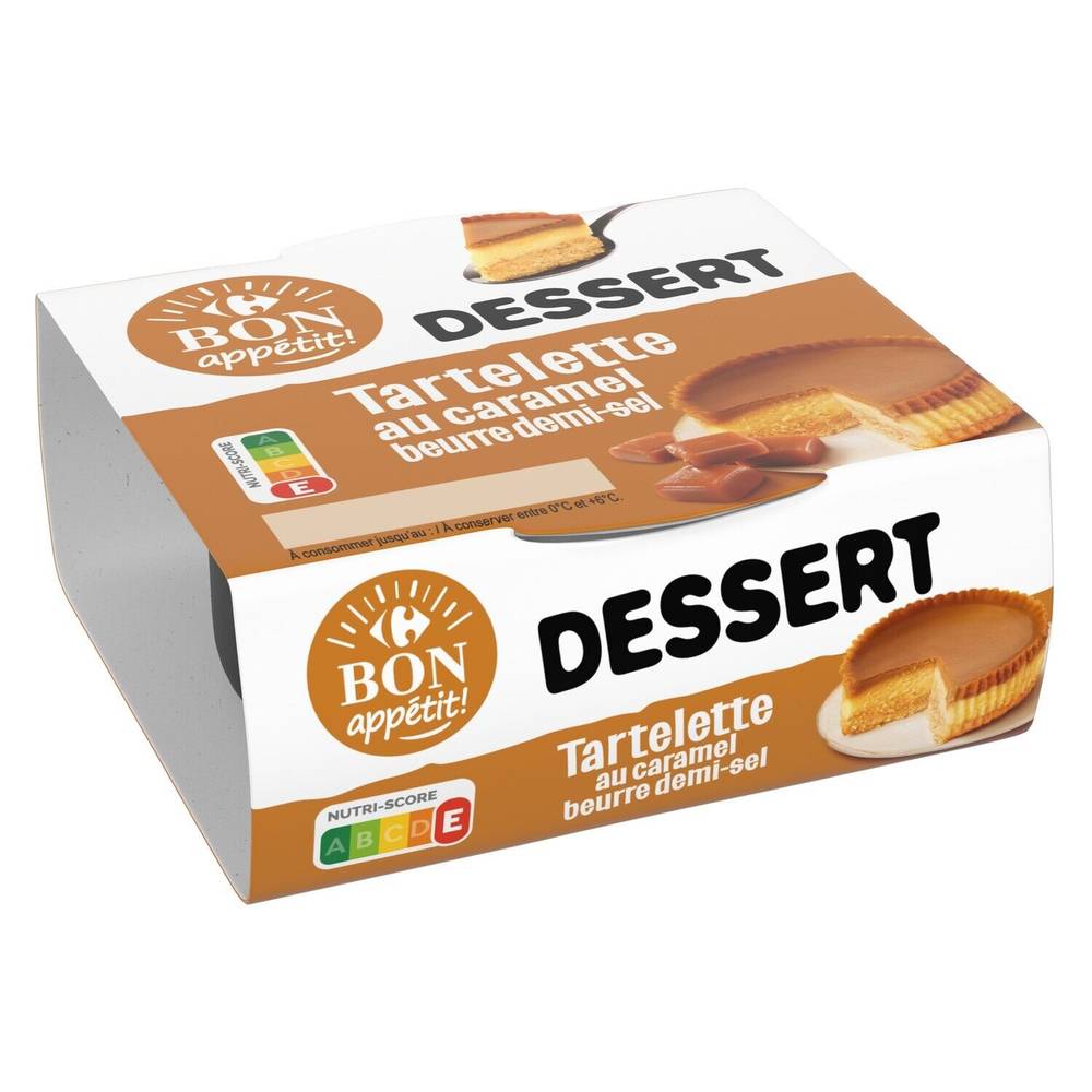 Carrefour - Dessert tartelette caramel beurre salé