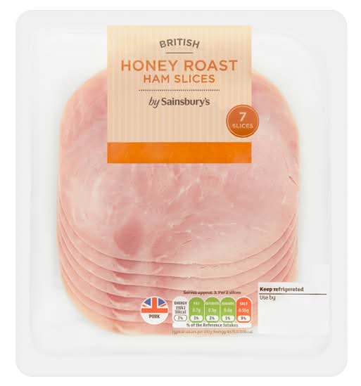 Sainsbury's British Honey Roast Ham Slices (7 pack)