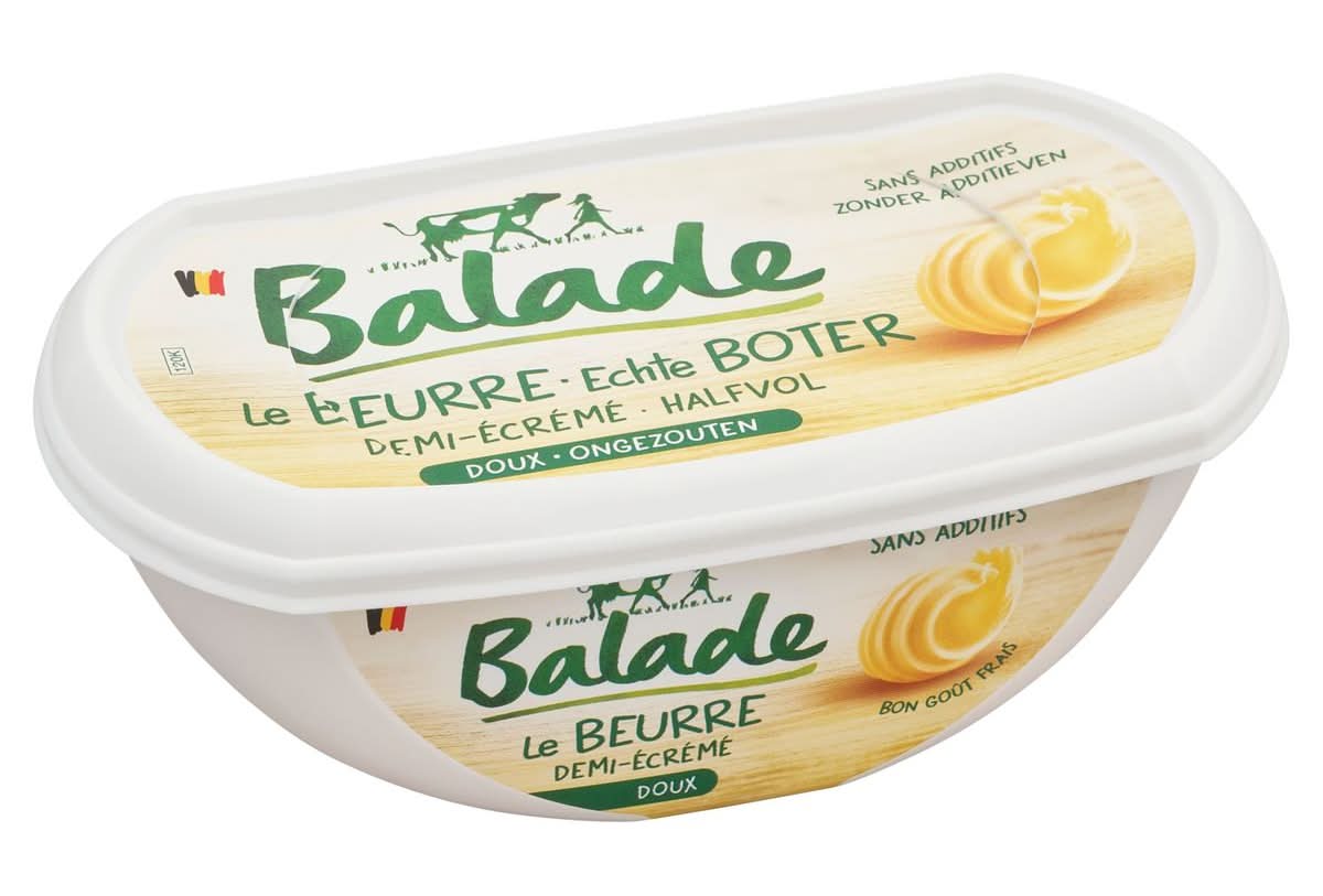 Balade le Beurre Demi-Écrémé Doux 250 g