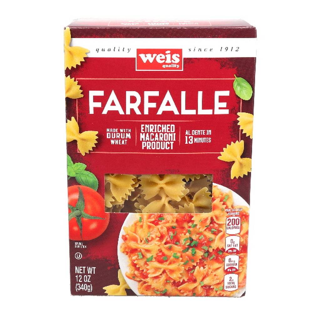 Weis Classic Farfalle Pasta (12 oz)