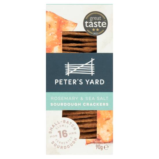 Peter's Yard Rosemary & Sea Salt Sourdough Crackers (90g)