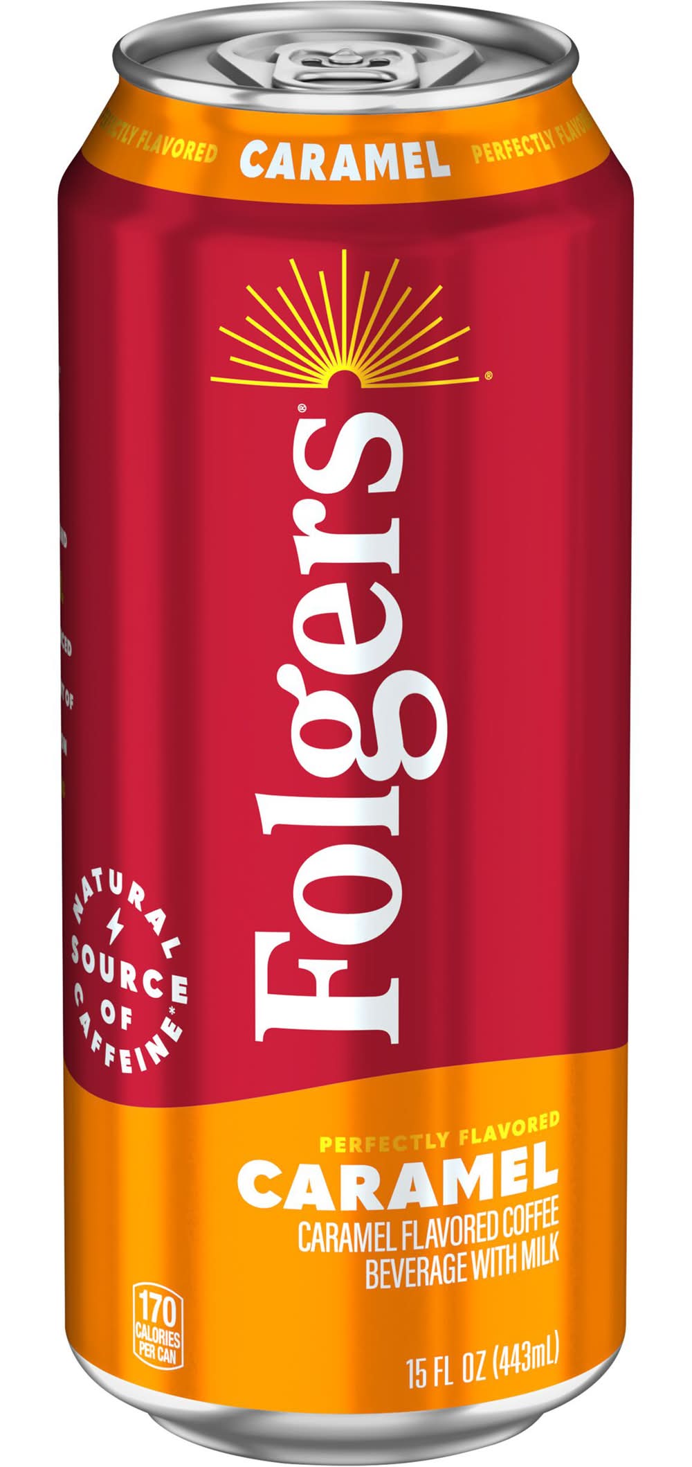 Folgers Flavored Iced Coffee, Caramel (15 fl oz)