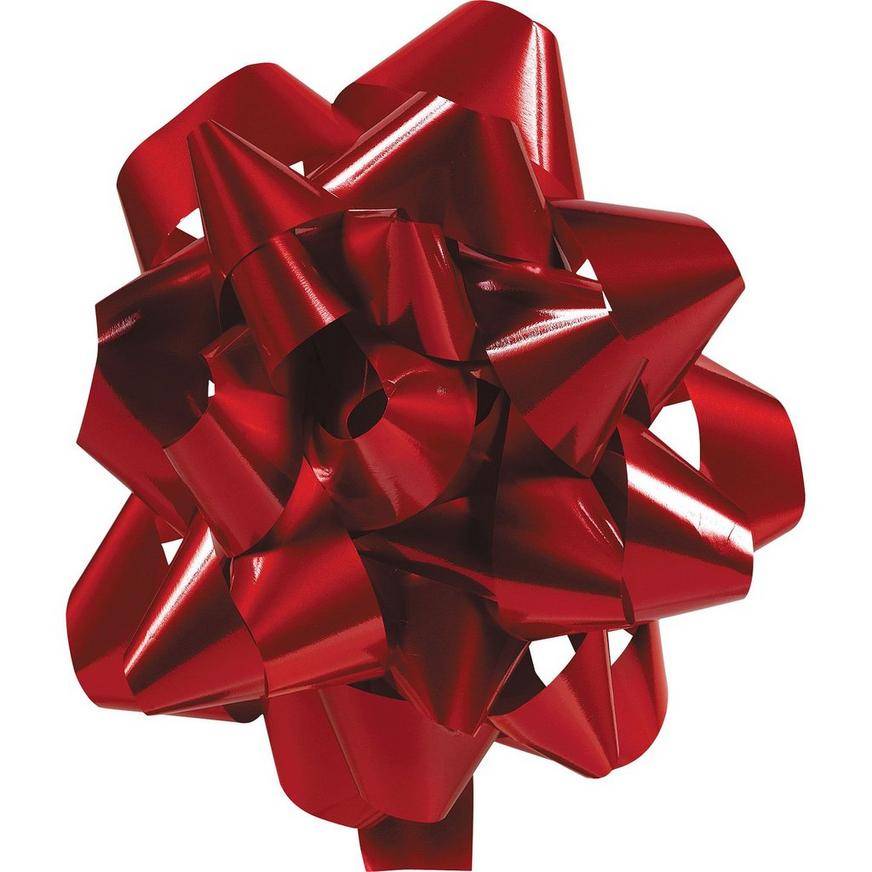 Party City Lacquer Gift Bow (red)