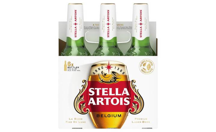 Stella Artois Bottles 6 x 330ml (400988)