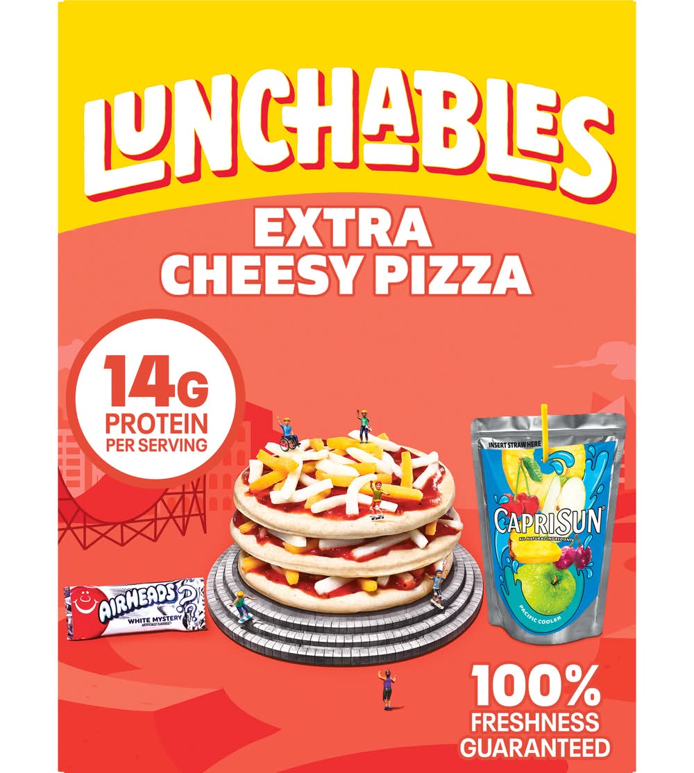 Lunchables Extra Cheesy Pizza Lunch Combination (10.84 oz, 2 ct)