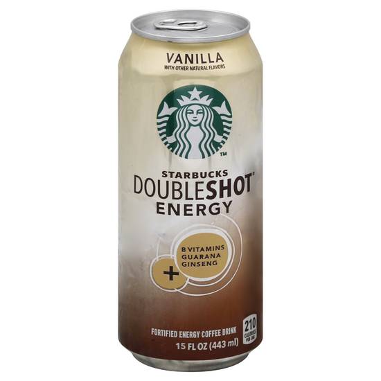 Order Starbucks Double Shot Energy Coffee Beverage Vanilla Flavored Can (15 oz) food online from Rite Aid store, Shawnee on bringmethat.com