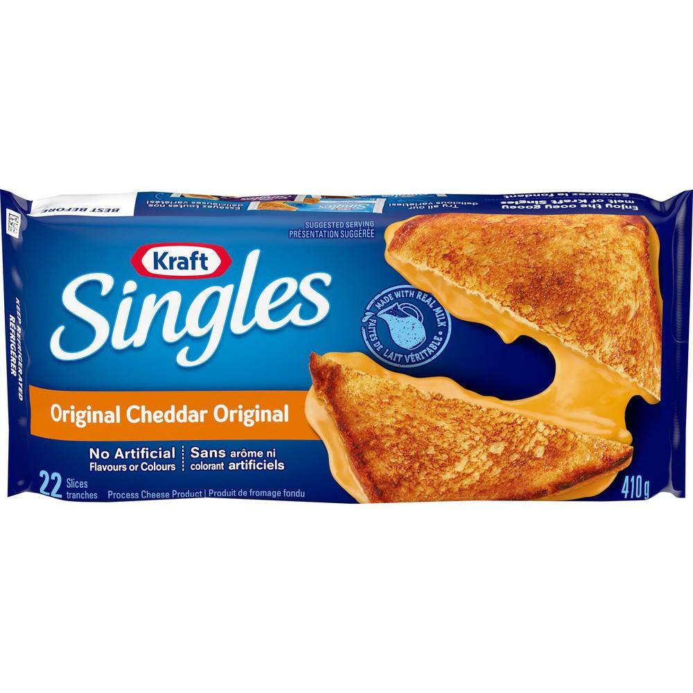 Kraft singles tranches de fromage original - singles original cheddar slices