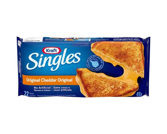 Kraft Singles · Tranches de fromage Original - Singles original cheddar slices (22 units)