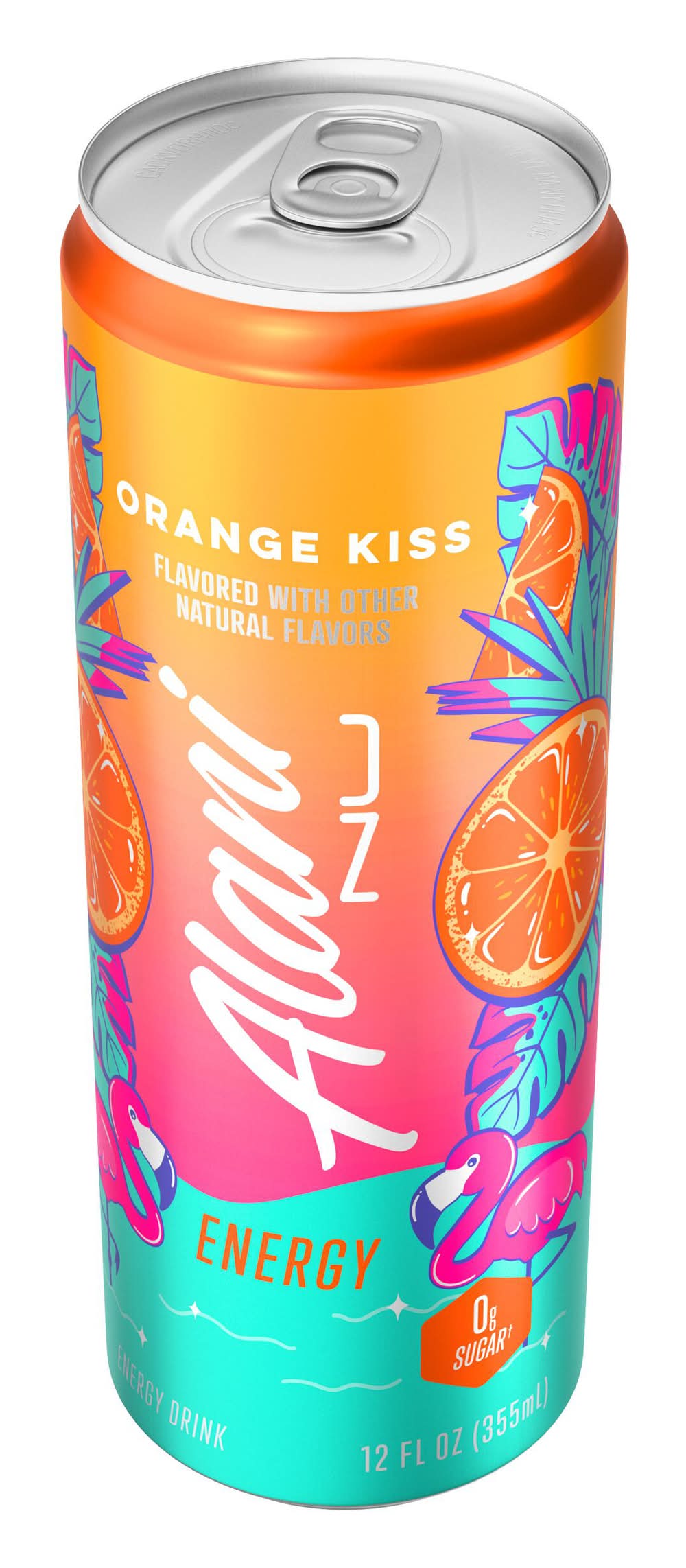 Alani Nu Zero Sugar Energy Drink, Orange Kiss (12 fl oz)