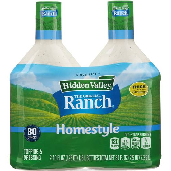 Hidden Valley Ranch Dressing (2 x 40 fl oz)