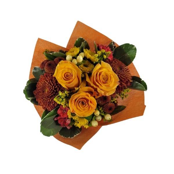 Bristol Farms Pocket Bouquet With Roses (Orange)