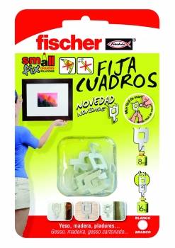 Cuelga Cuadros 8 Kg de Carga Fischer Cualquier Pared 8 ud