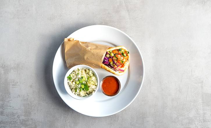 Harissa Salmon Pita