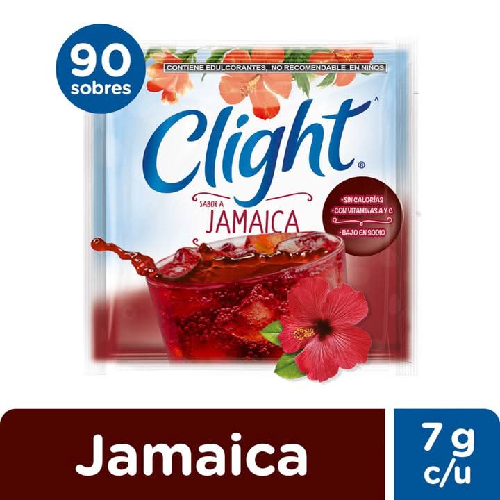 Clight · Saborizante en polvo para bebida, jamaica (7 g)