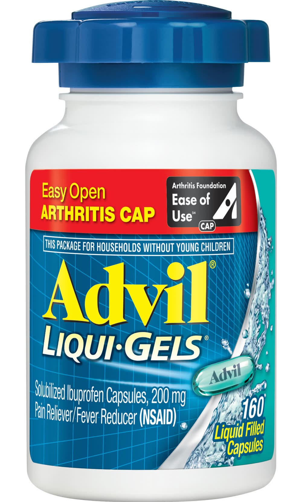 Advil Pain Reliever & Fever Reducer Liqui-Gels (5.8 oz)