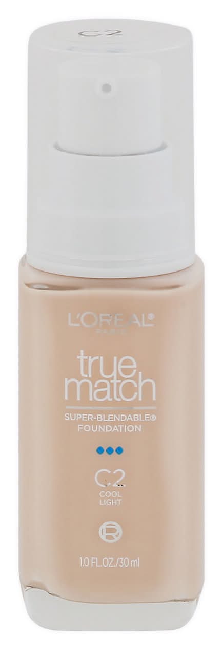L'Oreal True Match Foundation, Super-Blendable, Cool Light C2