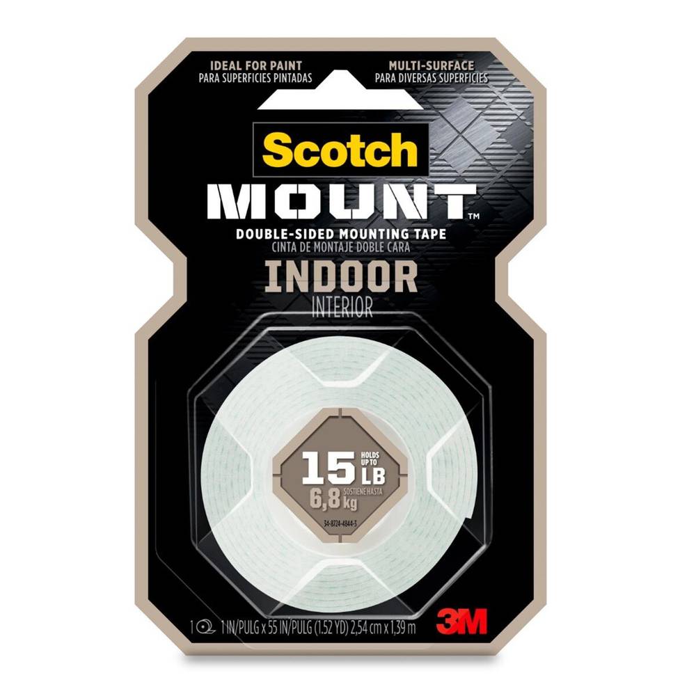 Scotch cinta doble cara para montaje (1 pieza)