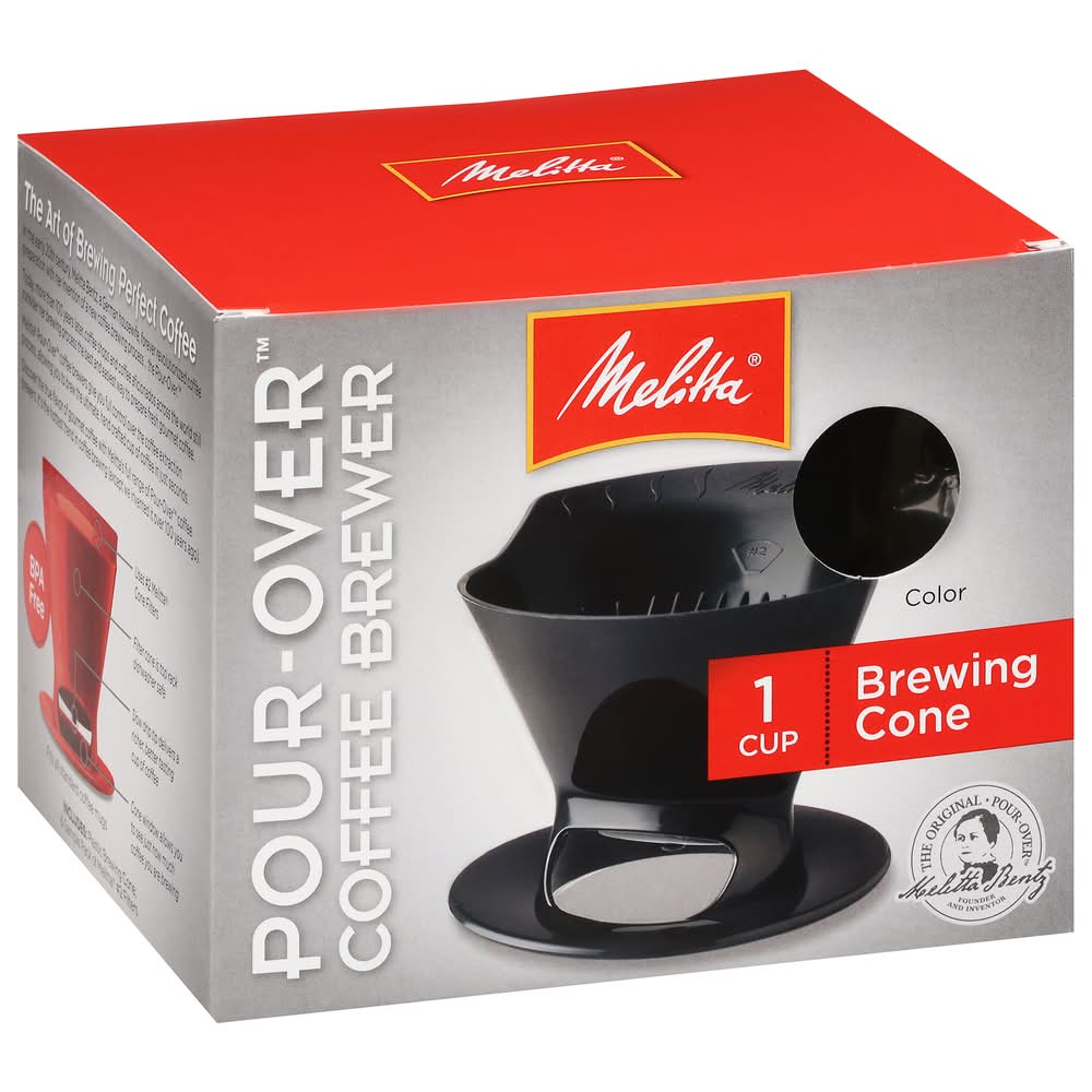 Melitta Pour-Over Black Coffee Brewer (5.3 oz)