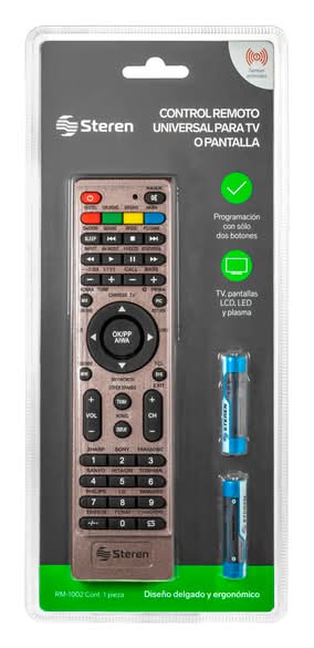 Steren · Control remoto universal (350 g)