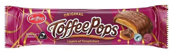 Griffins Biscuits Toffee Pops 200g