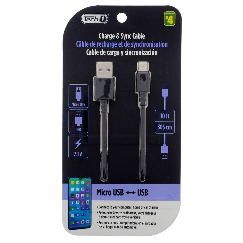 USB-Micro USB Cable (Assorted Colours)