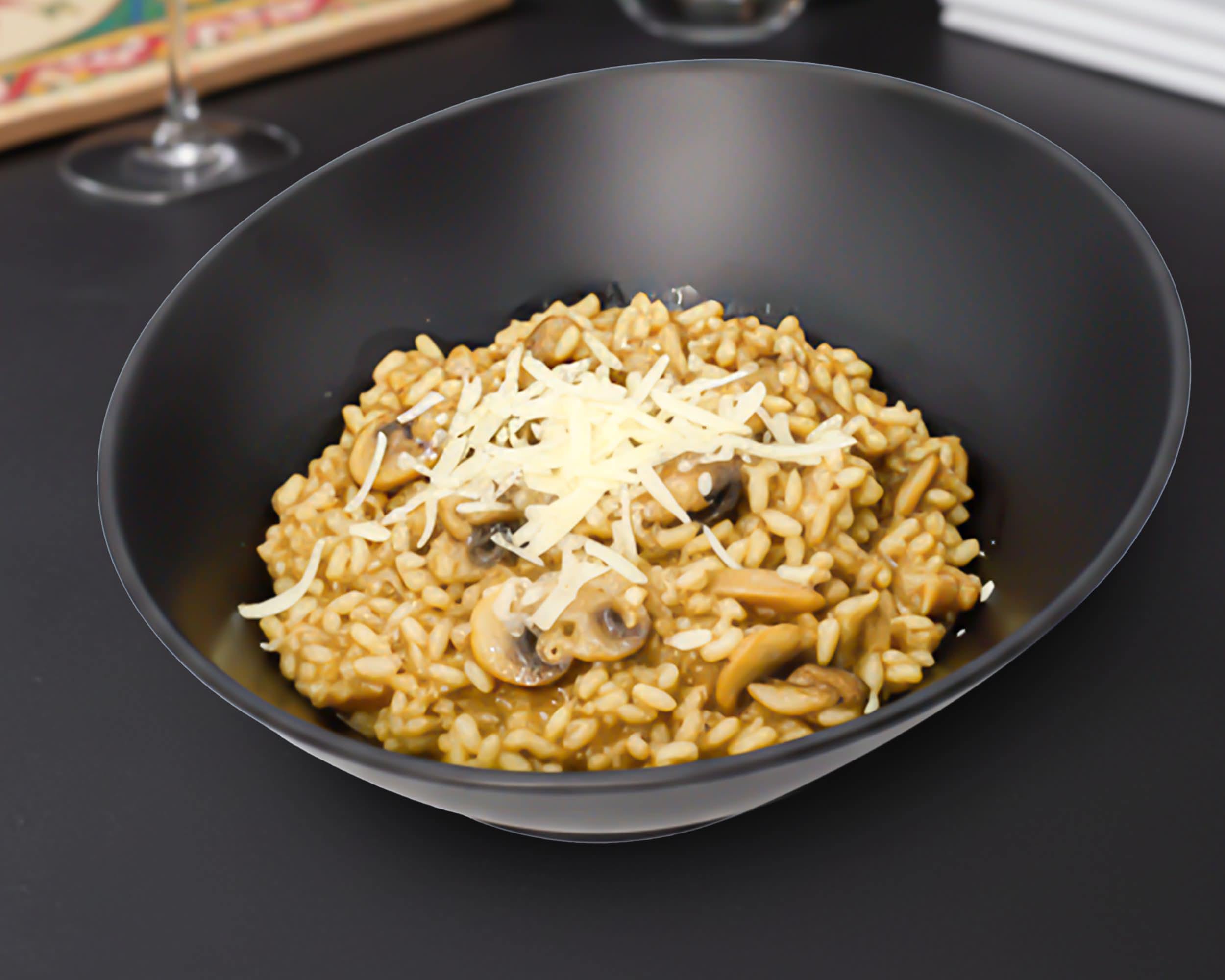 Risotto con Trufa y Hongos