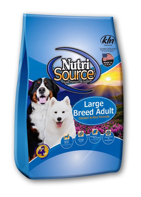 Nutrisource Adult Chicken And Rice Cubes Dog Food 26 Lb