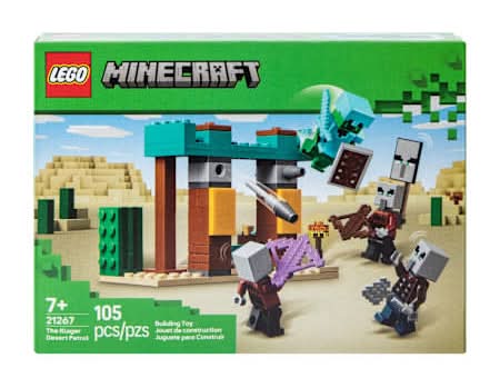 LEGO® Minecraft The Illager Desert Building Toy The Illager Desert Patrol