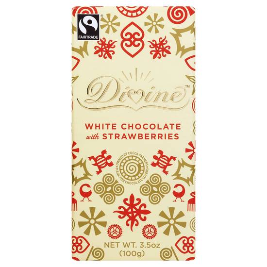 Divine White Chocolate Strawberry (3oz count)