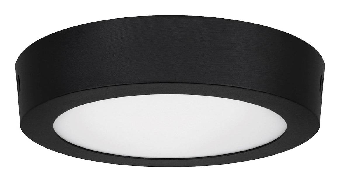 Estevez · Lámpara de techo led drum, negro