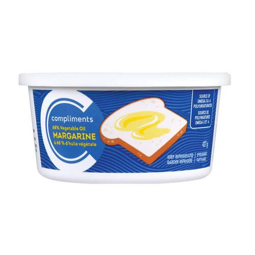 Compliments 68% Vegetable Oil Margarine 427 g