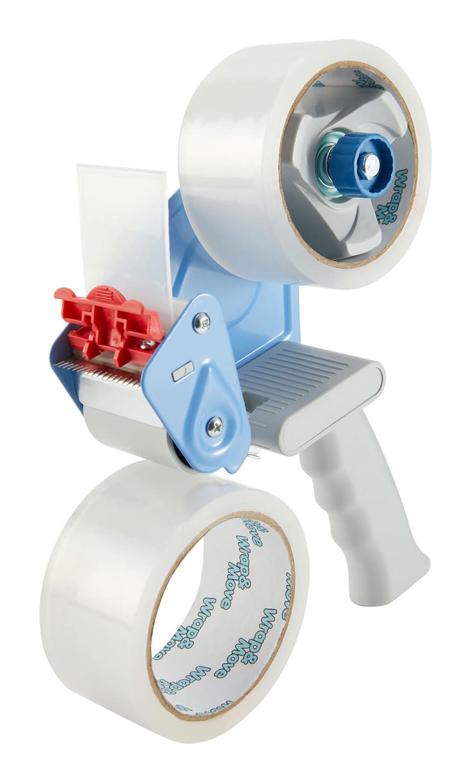 Wrap & Move Tape Dispenser With 2 Tape Rolls