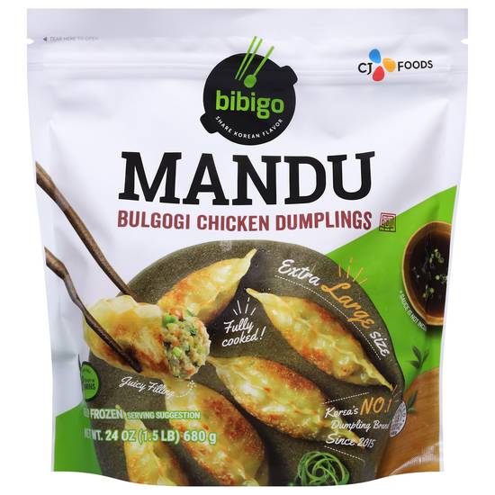 Bibigo Mandu Bulgogi Chicken Dumplings (24 oz)