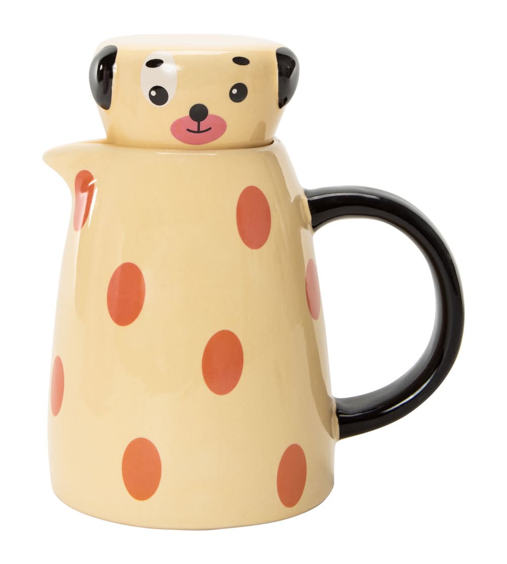 Animal Shaped Ceramic Pitcher & Cup 15.9oz Dog