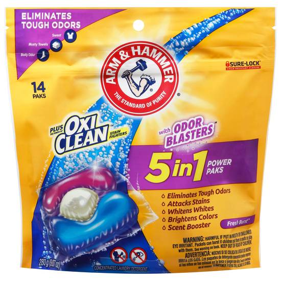 Arm & Hammer Plus Oxi Clean Stainfighters Laundry Detergent (14 ct)