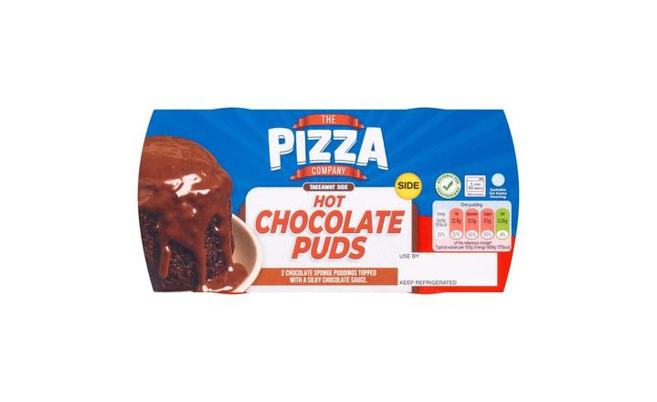 The Pizza Company Chocolate Sponge Puddings 2 x 210g (405908)