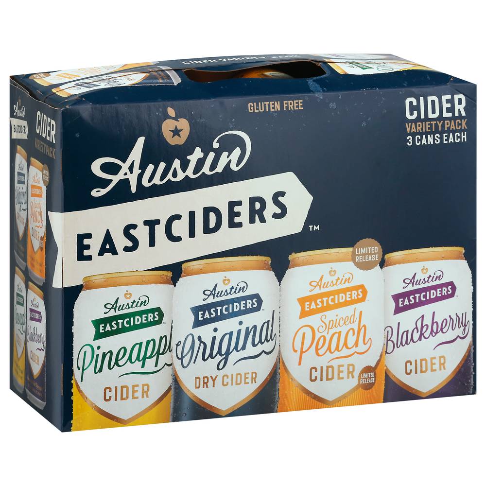 Austin Eastciders Cider Variety pack (12 pack, 12 fl oz)