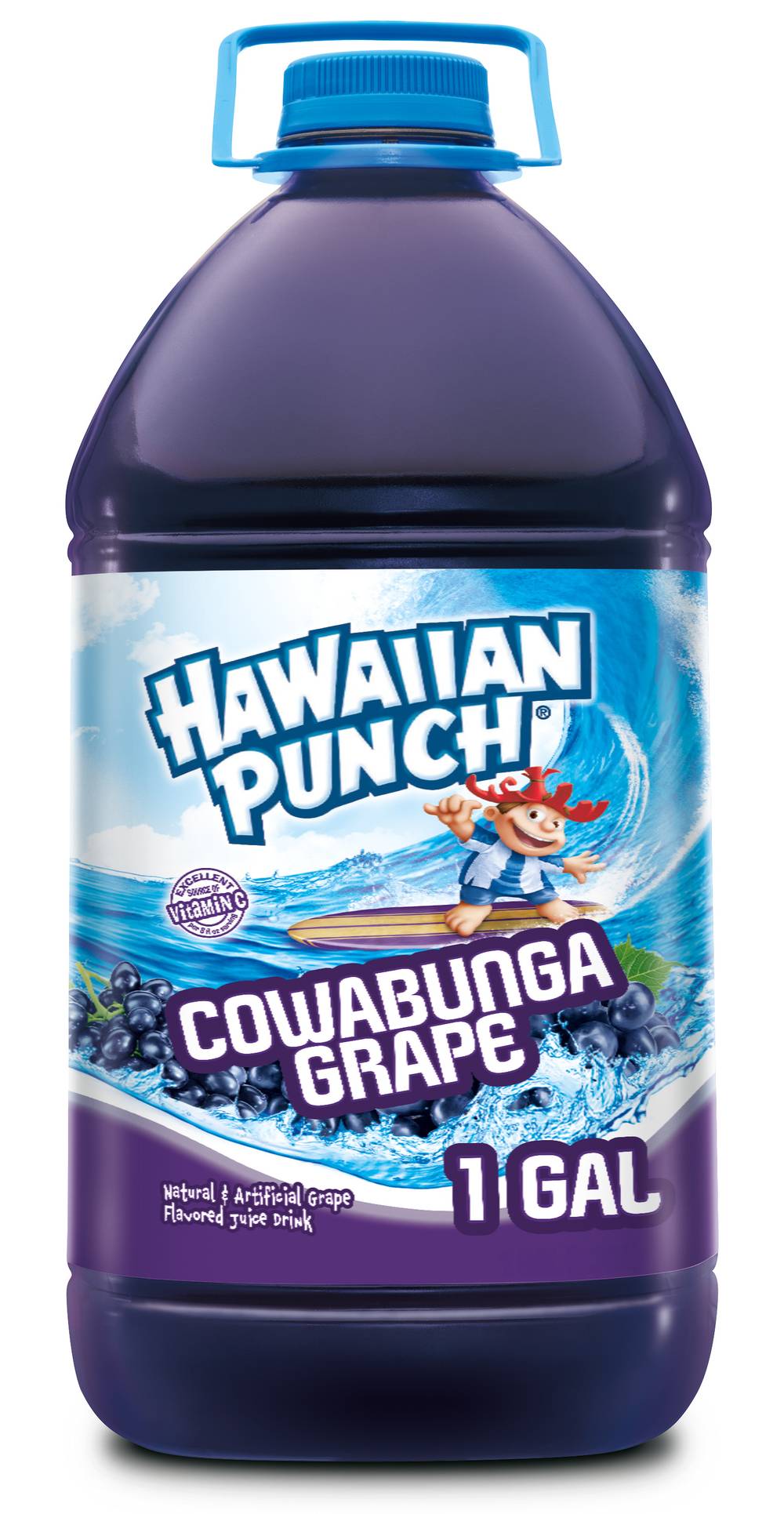 Hawaiian Punch Vitamin C Fruit Juice, Cowabunga Grape (1 gal)