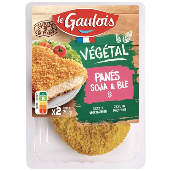Le Gaulois - Végétal panés soja blé (2 pièces)