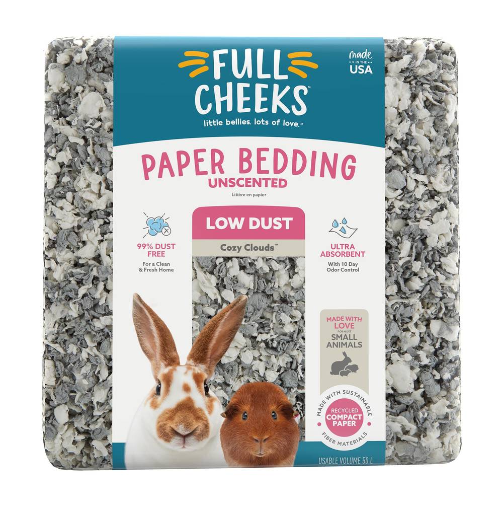 Full Cheeks Odor Control Small Pet Paper Bedding