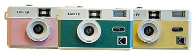 Kodak Ultra F9 Film Camera, Assorted Colors, 3/Pack (KDKF9U35MIX)