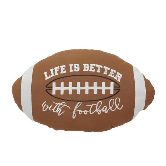 17.5" Football Throw Pillow By Celebrate It