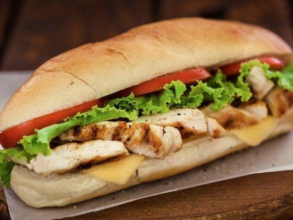 Grilled Chicken Hero with Fries