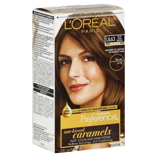 L'oréal Ul63 Hi-Lift Gold Brown Hair Color